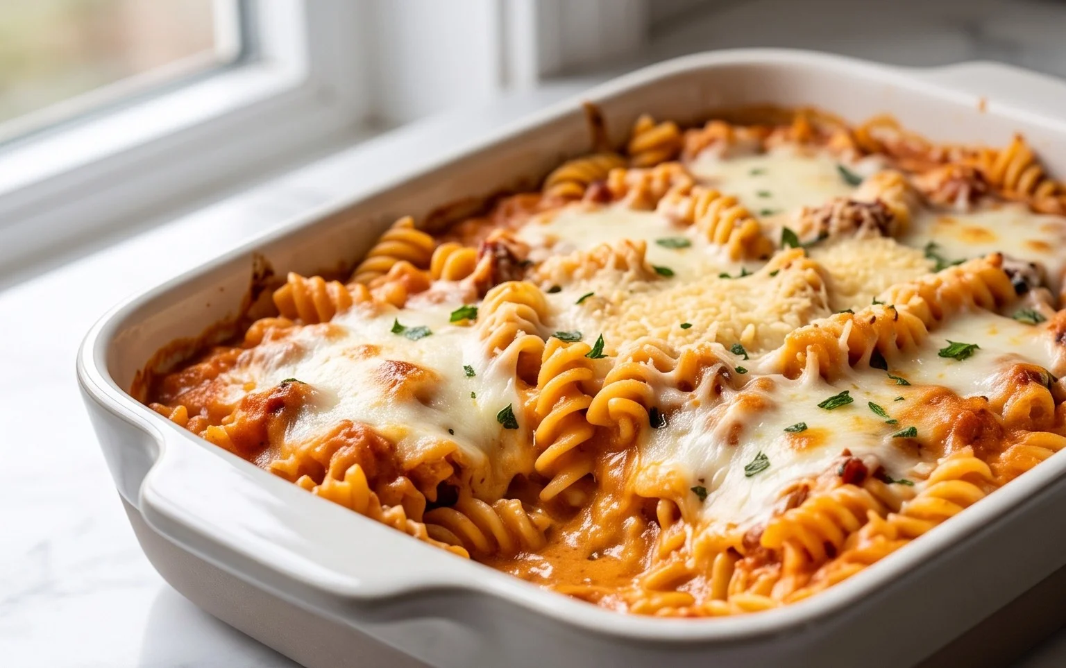 Gratin de pâtes courge tomate : plat réconfortant