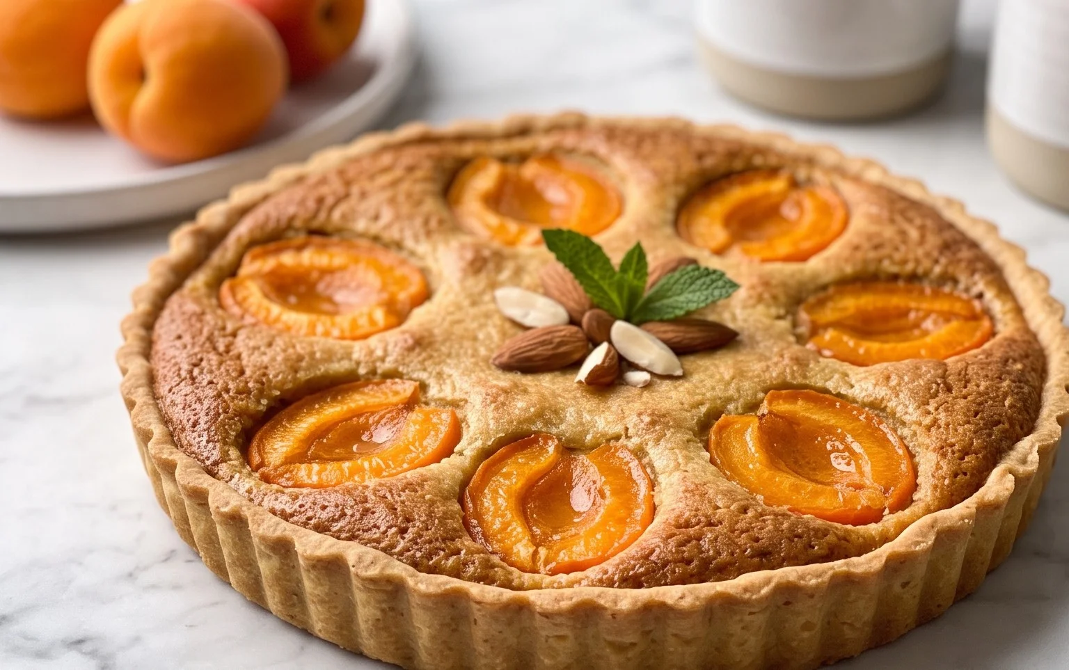 Tarte Frangipane Abricot Vegan Facile & Divine